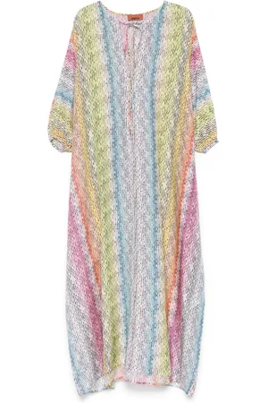 Missoni Cover-up med bølgetryk