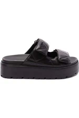 Prada Polstrede sandaler i læder