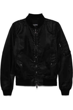 VALENTINO GARAVANI Bomberjakke med rockstud-detalje