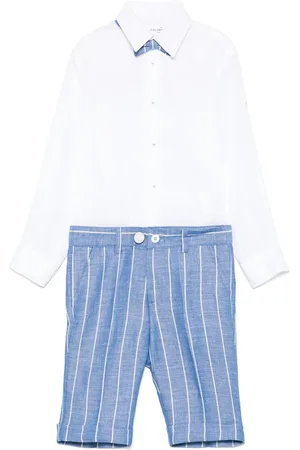 COLORICHIARI Stribet shortssæt