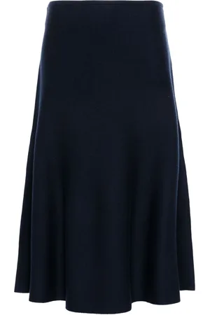Khaite Strikket nederdel med peplum-kant