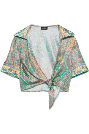 Etro Strand-cover-up med paisleytryk