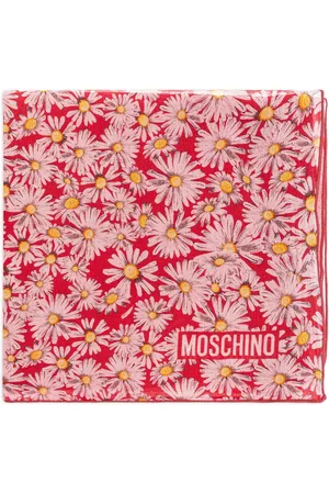 Moschino Tørklæde med blomstertryk