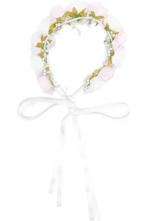 MONNALISA Krone med blomstret applikation