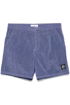 Stone Island Badeshorts med kompasmotiv