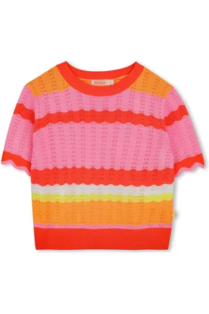 Billieblush Stribet T-shirt i strik