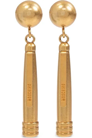 Moschino Indgraverede øreclips