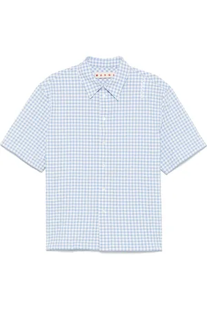 Marni Gingham-ternet skjorte