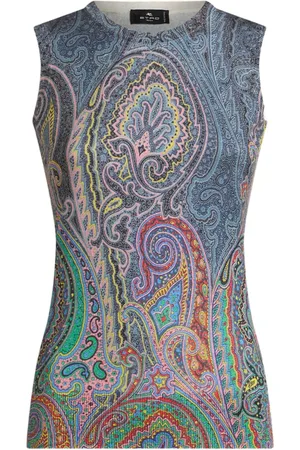 Etro Top med paisleytryk