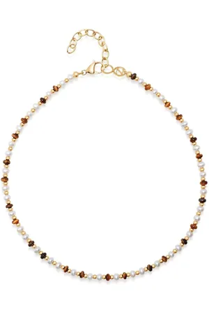 Nialaya Mini perledekoreret choker-halskæde