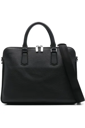 HUGO BOSS Computertaske i læder