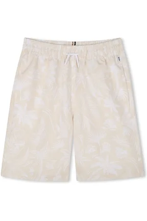 HUGO BOSS Badeshorts med bladtryk