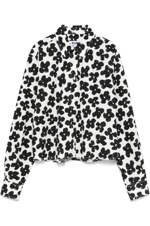Msgm Blomstret skjorte