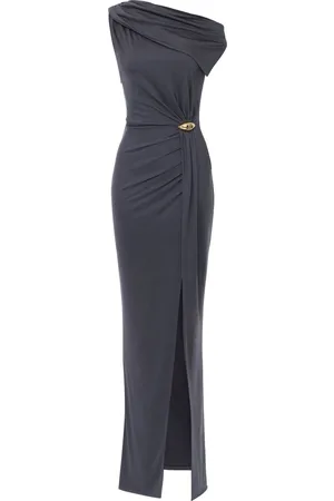 Elisabetta Franchi Asymmetrisk kjole i jersey