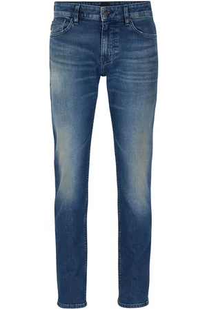 HUGO BOSS Jeans med lige ben og logomærke