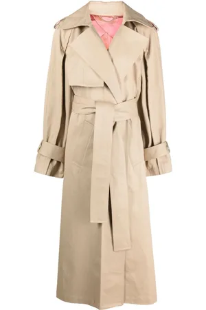 Victoria Beckham Trenchcoat med plisseret detalje