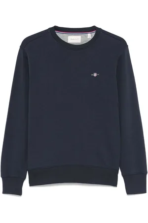 GANT Sweatshirt med rund hals og skjoldmotiv