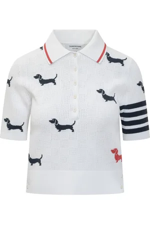 Thom Browne Hector 4-Bar polo