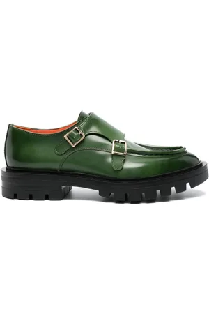 santoni Loafers med læderspænde