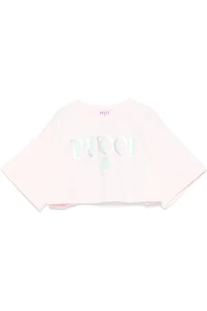 PUCCI Junior T-shirt med logotryk