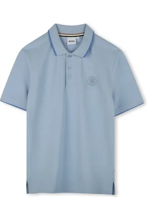 HUGO BOSS Polo med broderet logo
