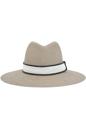 Brunello Cucinelli Vævet fedora-hat