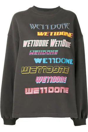 We11 Done Sweatshirt med logo