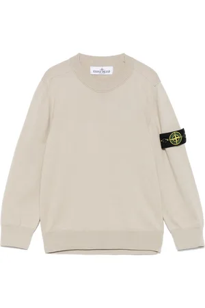 Stone Island Sweater med kompasmærke