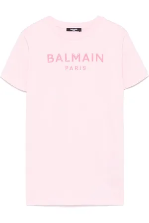 Balmain Kjole med logo-applikation