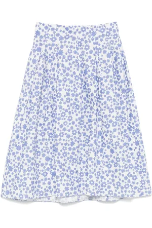 Marni Midi nederdel i poplin
