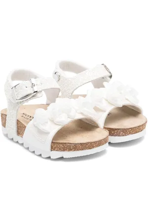 MONNALISA Sandaler med roseapplikation