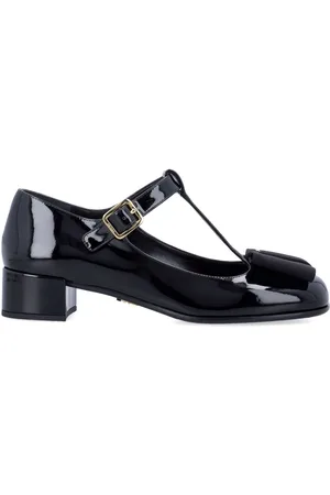 Prada 35 mm Mary Jane pumps med sløjfe