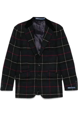Ralph Lauren Skotskternet blazer