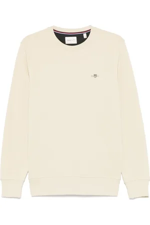 GANT Sweatshirt med rund hals og skjoldmotiv