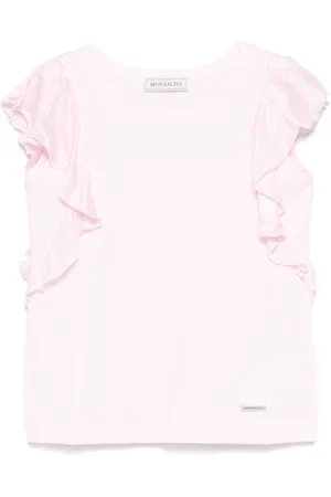 MONNALISA Tanktop med flæsekant
