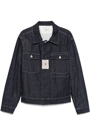 C.P. Company Denimjakke med logomærke