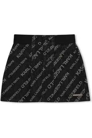 Karl Lagerfeld Denimskjorte med jacquard-logo