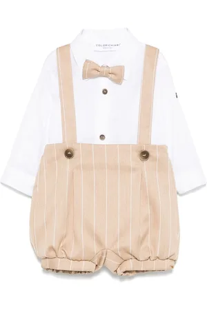 COLORICHIARI Stribet shortssæt
