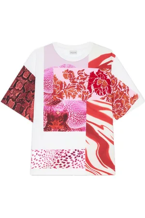 DRIES VAN NOTEN T-shirt med grafisk tryk