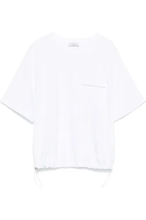 PESERICO SIGN T-shirt med perleudsmykning