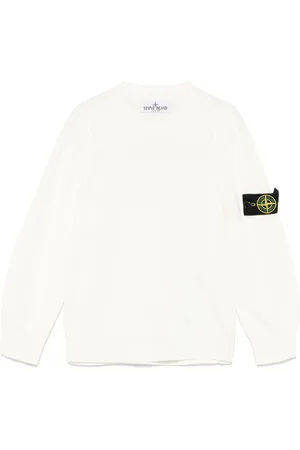 Stone Island Sweater med kompasmærke