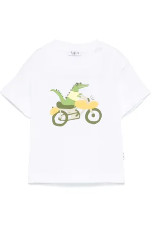 Il gufo T-shirt med krokodilletryk