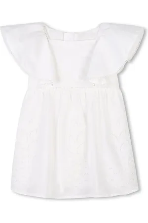 Chloé Sæt med kjole og hat med broderi