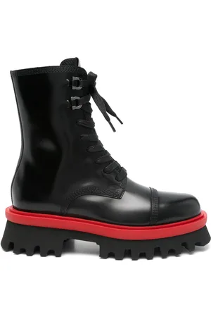 Salvatore Ferragamo Kraftige combat-støvler