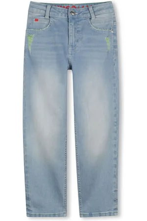 HUGO BOSS Jeans med logomærke og lige ben
