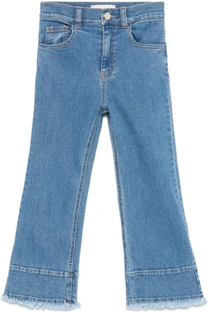 Elisabetta Franchi Jeans med frynsedetalje
