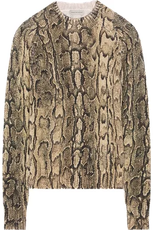 DRIES VAN NOTEN Trøje med slangetryk