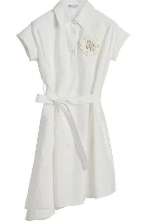 Brunello Cucinelli Chemisier-kjole i poplin