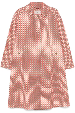 ERMANNO SCERVINO Trenchcoat med geometrisk tryk