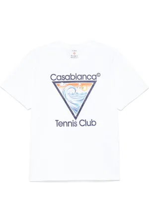 Casablanca T-shirt med Tennis Club Icon